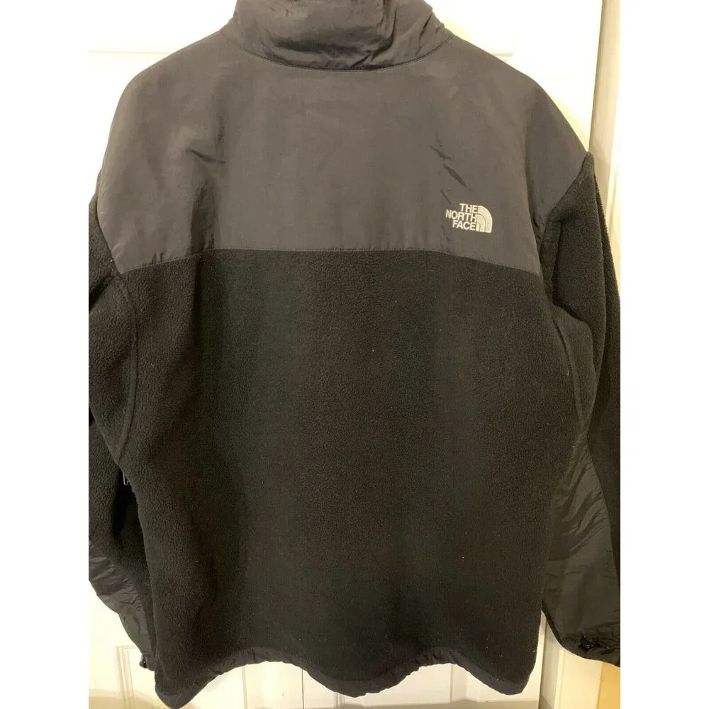 THE‎ NORTH FACE BLACK DENALI FLEECE JACKET MENS SZ LARGE